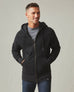 Men's Classic Full Zip USA Embroidery - Black